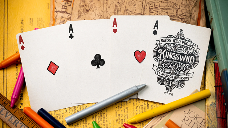 Crayon Playing Cards by Kings Wild Project by Murphy's Magic Supplies, Inc.