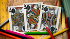 Crayon Playing Cards by Kings Wild Project by Murphy's Magic Supplies, Inc.