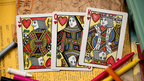 Crayon Playing Cards by Kings Wild Project by Murphy's Magic Supplies, Inc.