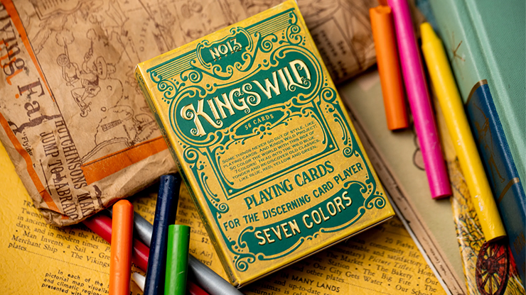 Crayon Playing Cards by Kings Wild Project by Murphy's Magic Supplies, Inc.