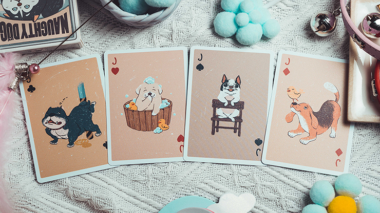 Naughty Dog Playing Cards by 808 Magic and Bacon Playing Card by Murphy's Magic Supplies, Inc.