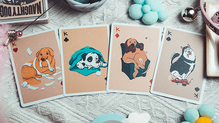 Naughty Dog Playing Cards by 808 Magic and Bacon Playing Card by Murphy's Magic Supplies, Inc.