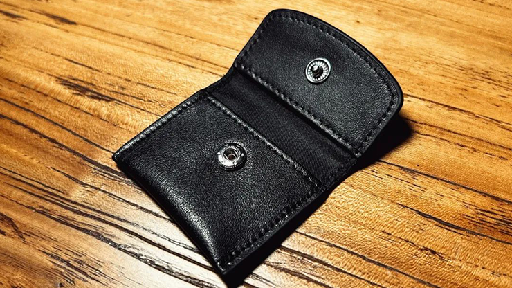 The Cowhide Coin Wallet (Black) by Bacon Magic by Murphy's Magic Supplies, Inc.