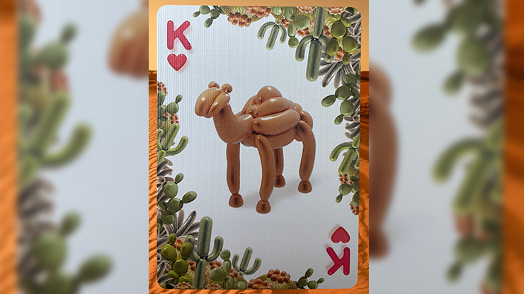 Gilded Bicycle Balloon Desert Playing Cards by Murphy's Magic Supplies, Inc.