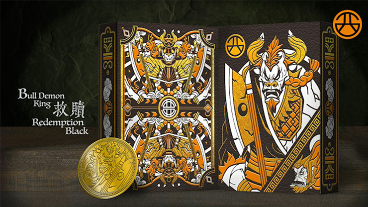 Bull Demon King Craft (Redemption Black ) Playing Cards by Murphy's Magic Supplies, Inc.