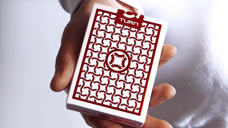 TURN (Red) Playing Cards by Mechanic Industries - Trick by Murphy's Magic Supplies, Inc.