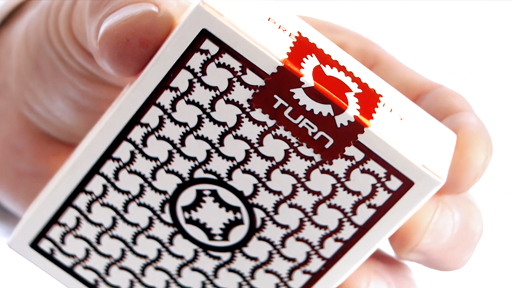 TURN (Red) Playing Cards by Mechanic Industries - Trick by Murphy's Magic Supplies, Inc.