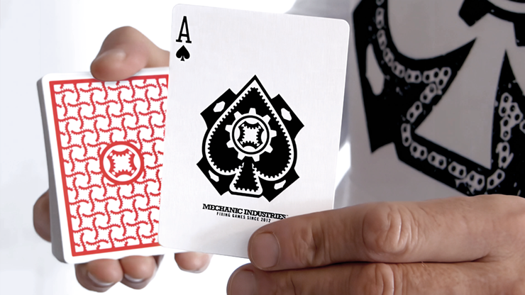 TURN (Red) Playing Cards by Mechanic Industries - Trick by Murphy's Magic Supplies, Inc.