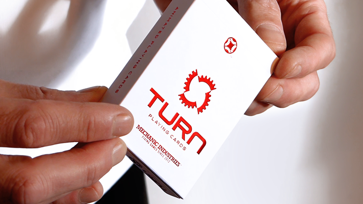 TURN (Red) Playing Cards by Mechanic Industries - Trick by Murphy's Magic Supplies, Inc.