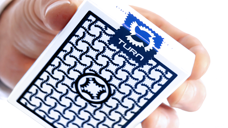 TURN (Blue) Playing Cards by Mechanic Industries - Trick by Murphy's Magic Supplies, Inc.