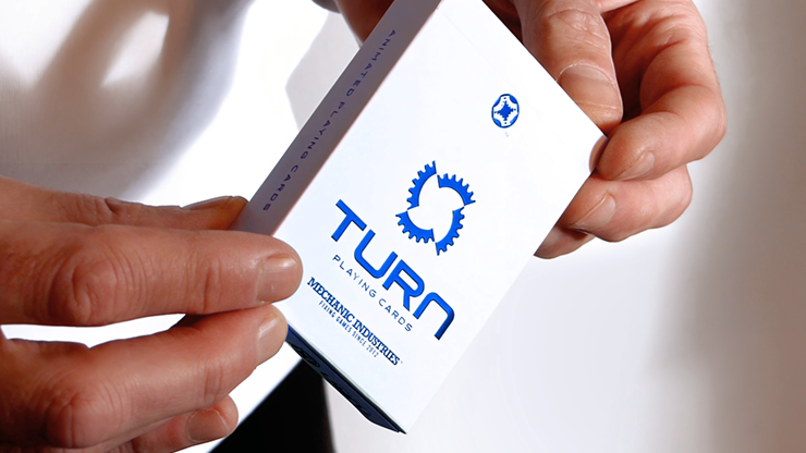 TURN (Blue) Playing Cards by Mechanic Industries - Trick by Murphy's Magic Supplies, Inc.