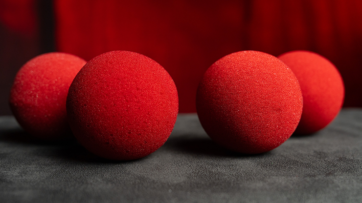 Magic Sponge Balls 4PK RED 3" by Murphy's Magic by Murphy's Magic Supplies, Inc.