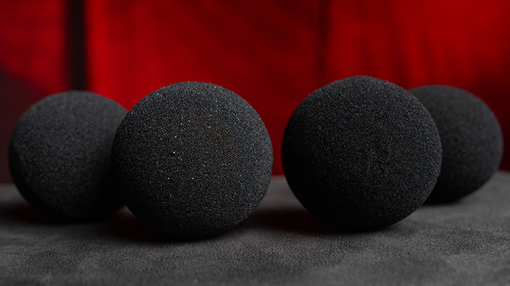 Magic Sponge Balls 4PK BLACK 3" by Murphy's Magic by Murphy's Magic Supplies, Inc.