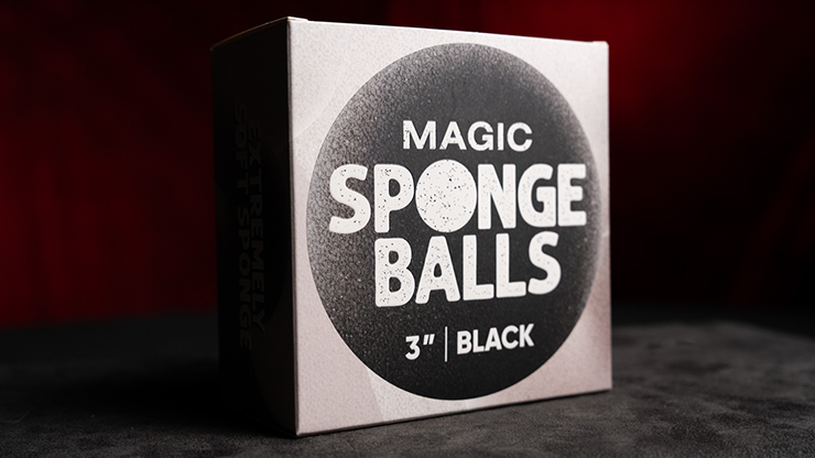 Magic Sponge Balls 4PK BLACK 3" by Murphy's Magic by Murphy's Magic Supplies, Inc.