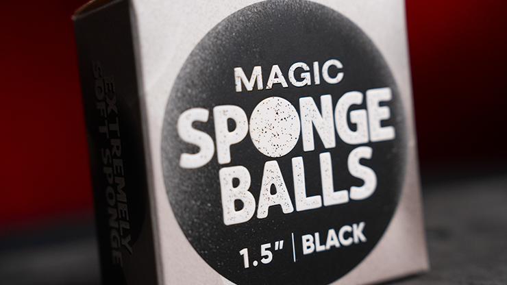 Magic Sponge Balls 4PK BLACK 1.5" by Murphy's Magic by Murphy's Magic Supplies, Inc.