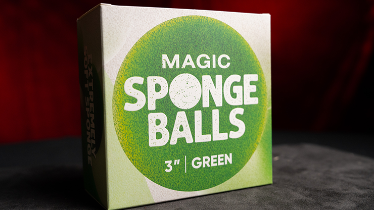 Magic Sponge Balls 4PK GREEN 3" by Murphy's Magic by Murphy's Magic Supplies, Inc.