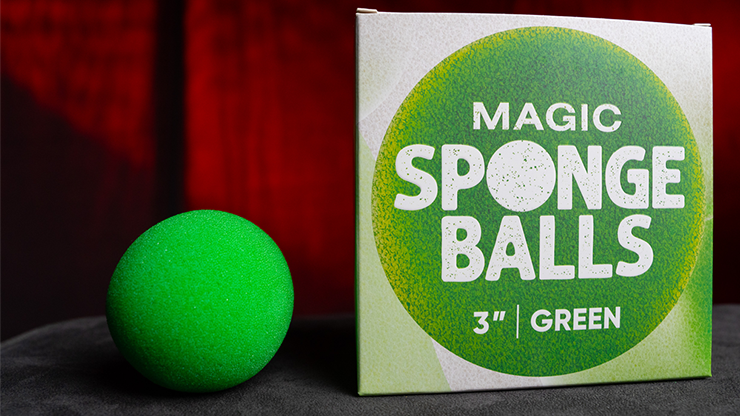 Magic Sponge Balls 4PK GREEN 3" by Murphy's Magic by Murphy's Magic Supplies, Inc.