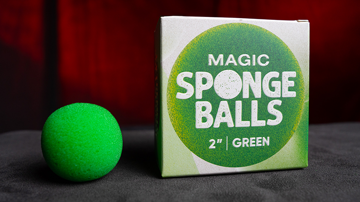 Magic Sponge Balls 4PK GREEN 2" by Murphy's Magic by Murphy's Magic Supplies, Inc.