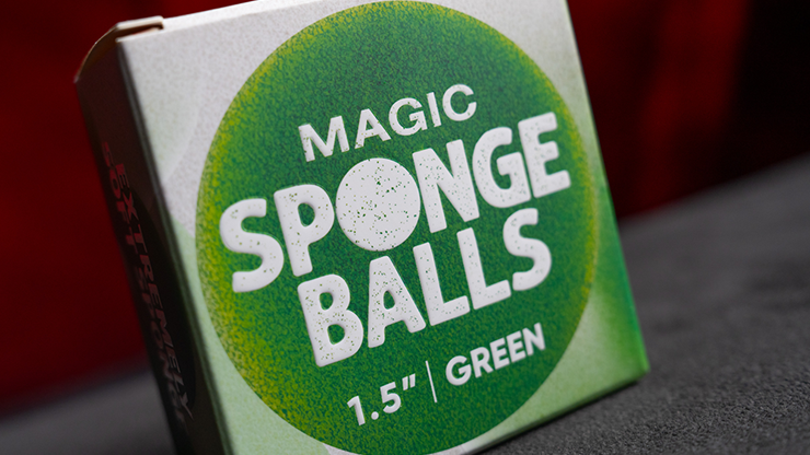 Magic Sponge Balls 4PK GREEN 1.5" by Murphy's Magic by Murphy's Magic Supplies, Inc.