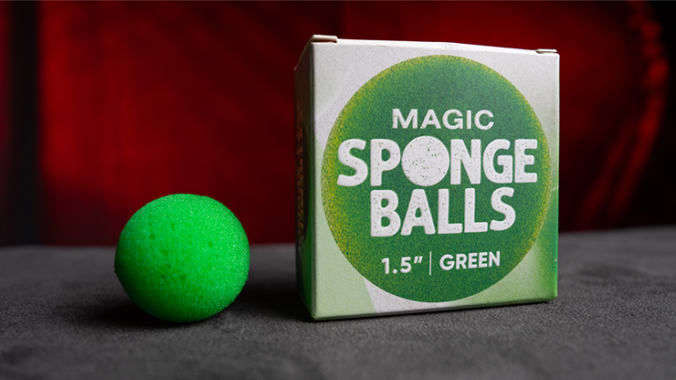 Magic Sponge Balls 4PK GREEN 1.5" by Murphy's Magic by Murphy's Magic Supplies, Inc.