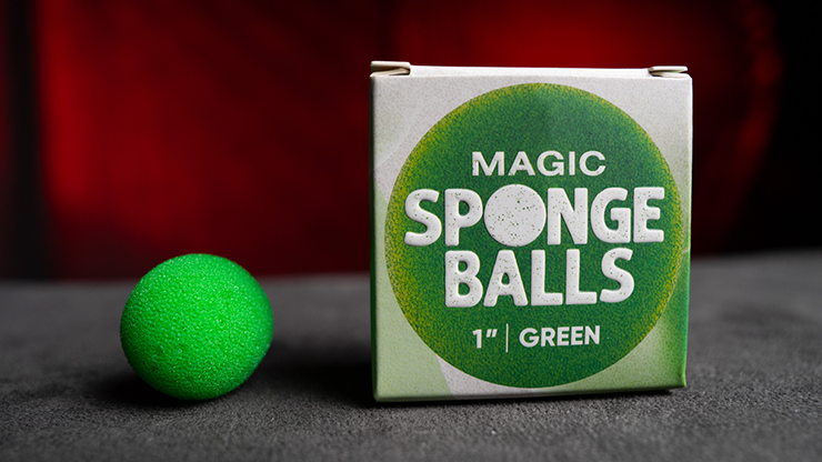 Magic Sponge Balls 4PK GREEN 1" by Murphy's Magic by Murphy's Magic Supplies, Inc.
