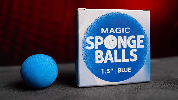 Magic Sponge Balls 4PK BLUE 1.5" by Murphy's Magic by Murphy's Magic Supplies, Inc.
