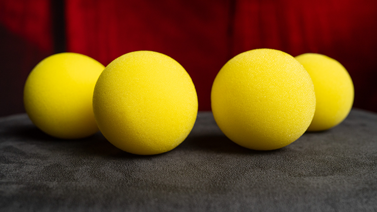 Magic Sponge Balls 4PK YELLOW 3" by Murphy's Magic by Murphy's Magic Supplies, Inc.
