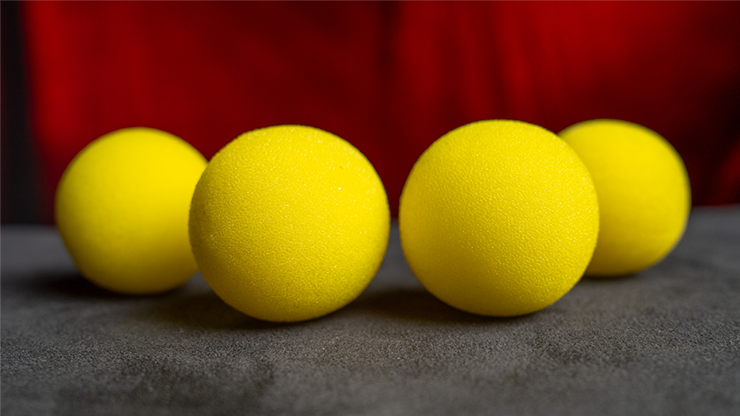 Magic Sponge Balls 4PK YELLOW 1.5" by Murphy's Magic by Murphy's Magic Supplies, Inc.