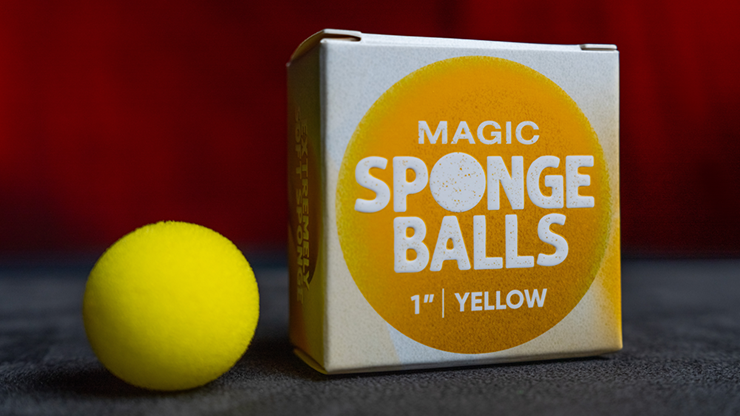 Magic Sponge Balls 4PK YELLOW 1" by Murphy's Magic by Murphy's Magic Supplies, Inc.