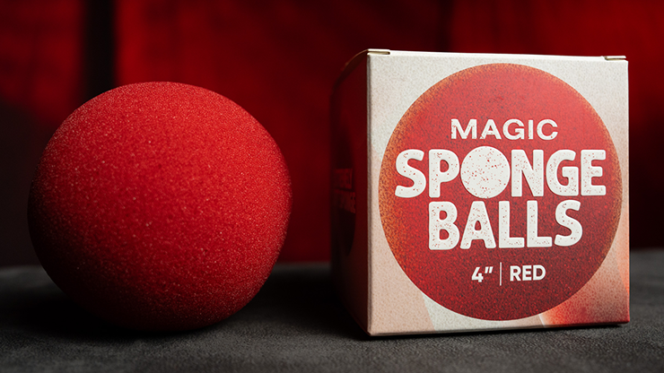 Magic Sponge Balls 1PK red 4" by Murphy's Magic by Murphy's Magic Supplies, Inc.
