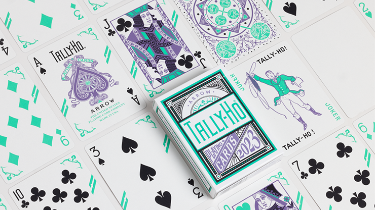 Tally Ho Fan Back Arrow Playing Cards by US Playing Card Co. by Murphy's Magic Supplies, Inc.