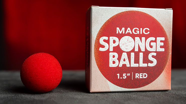 Magic Sponge Balls 50PK RED 1.5" by Murphy's Magic by Murphy's Magic Supplies, Inc.