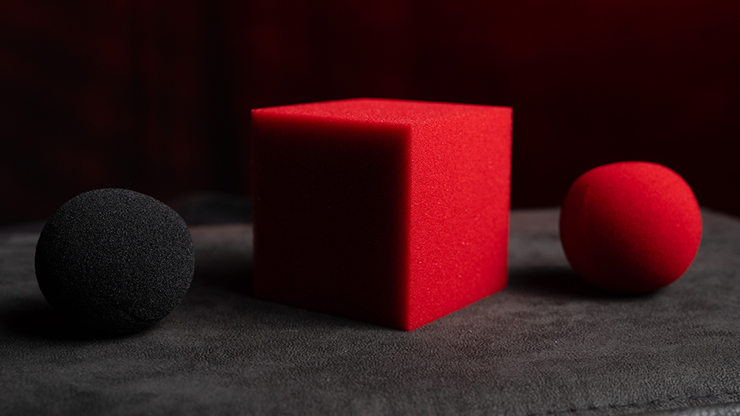 Magic Color Changing Sponge Ball to Square JUMBO 2.5" by Murphy's Magic by Murphy's Magic Supplies, Inc.