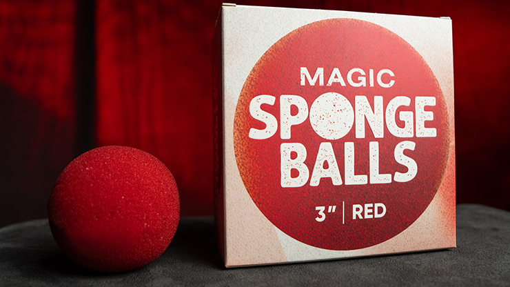 Magic Sponge Balls 50PK RED 3" by Murphy's Magic by Murphy's Magic Supplies, Inc.