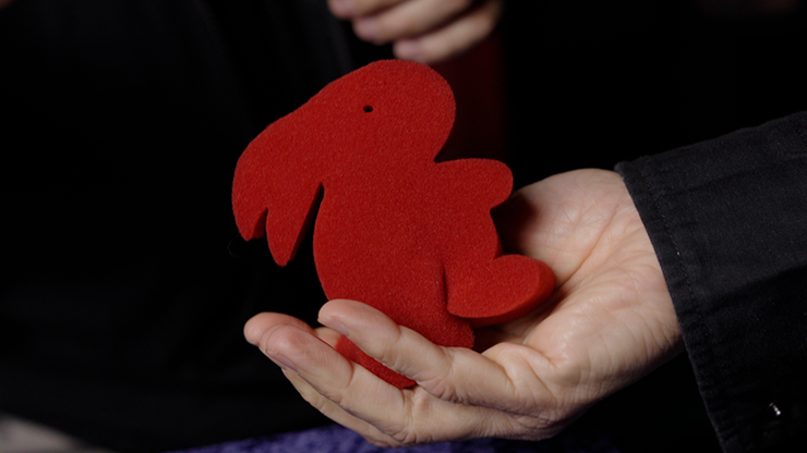 Magic Sponge Bunny Rabbit Set (Red) by Murphy's Magic by Murphy's Magic Supplies, Inc.