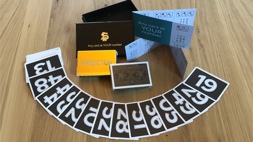 Any Card at Your Number (Gimmicks and Online Instructions) by Leo Smetsers - Trick by Murphy's Magic Supplies, Inc.