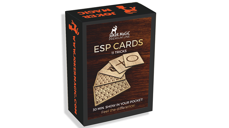 Wooden ESP Cards by Joker Magic by Murphy's Magic Supplies, Inc.