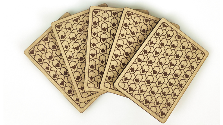 Wooden ESP Cards by Joker Magic by Murphy's Magic Supplies, Inc.