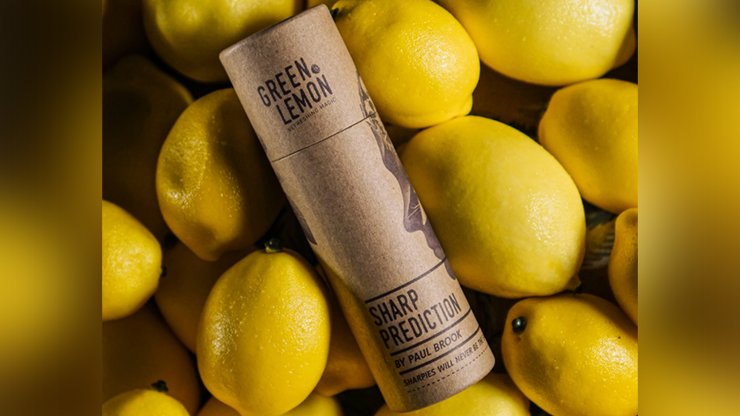 Sharp Prediction (Gimmicks and Online Instructions) by Paul Brook and Green Lemon - Trick by Murphy's Magic Supplies, Inc.