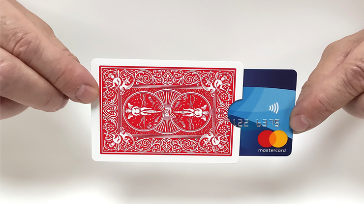 Credit Card Holder (Made from Blue Bicycle cards) by Joker Magic - Trick by Murphy's Magic Supplies, Inc.