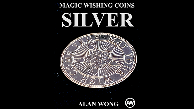 Magic Wishing Coins Silver (12 Coins) by Alan Wong - Trick by Murphy's Magic Supplies, Inc.