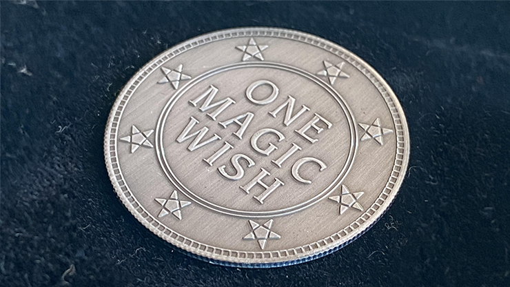 Magic Wishing Coins Antique Silver (12 Coins) by Alan Wong - Trick by Murphy's Magic Supplies, Inc.