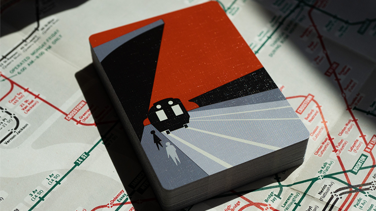 Fulton Street 1958 Edition Playing Cards by Murphy's Magic Supplies, Inc.