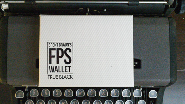 FPS Wallet True Black Leather (Gimmicks and Online Instructions) by Magic Firm - Trick by Murphy's Magic Supplies, Inc.