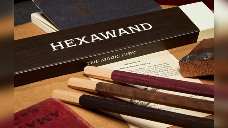 Hexawand Walnut (Brown) Wood by The Magic Firm - Trick by Murphy's Magic Supplies, Inc.