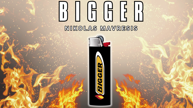Bigger (Gimmicks and Online Instructions) by Nikolas Mavresis- Trick by Murphy's Magic Supplies, Inc.