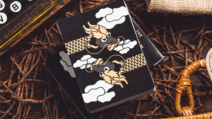 The Dragon (Black Gilded) Playing Cards by Murphy's Magic Supplies, Inc.