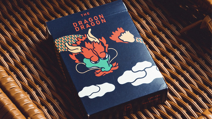 The Dragon (Blue Gilded) Playing Cards by Murphy's Magic Supplies, Inc.