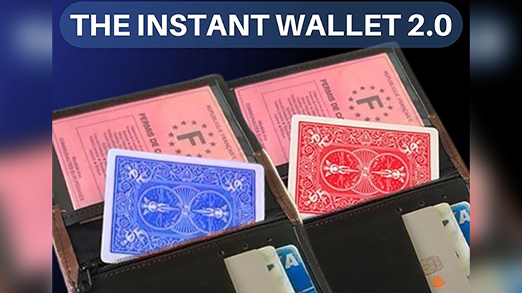 INSTANT WALLET 2.0 (Red) by Andrew and Magic UP by Murphy's Magic Supplies, Inc.