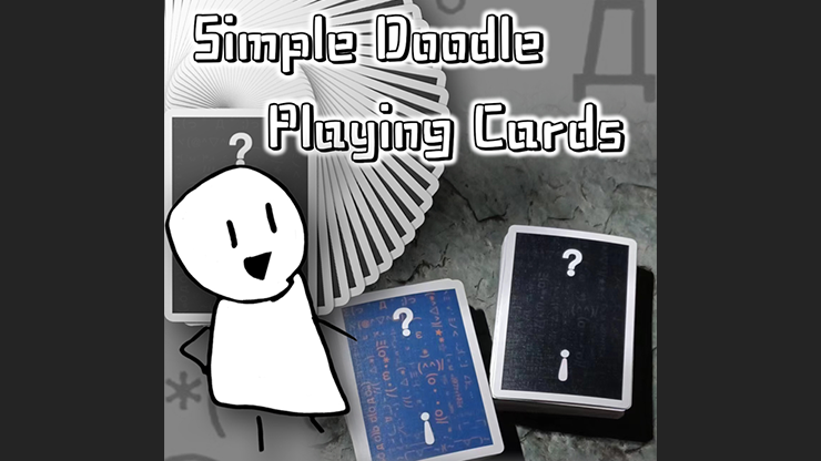 Simple Doodle (Color) Playing Cards by Bacon Playing Card by Murphy's Magic Supplies, Inc.